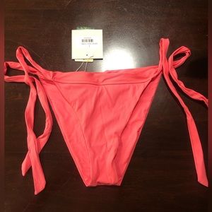 NEW Kittenish Pink Side Tie Bikini Bottom